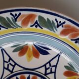 Set of 2 plates in QUIMPER earthenware - Signed HENRIOT