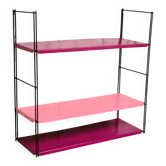 Vintage steel string shelf h49x49x17 in its original condition from 1960 to 70