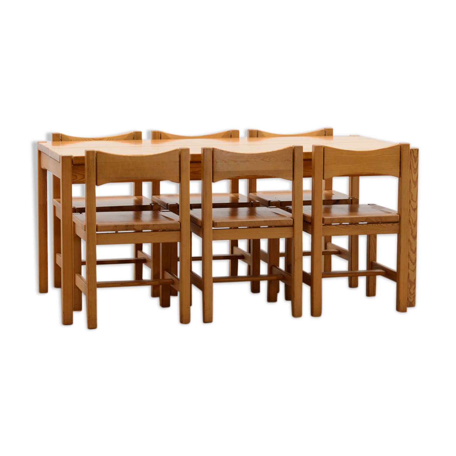Hongisto dining set by Ilamri Tapiovaara for Laukaan Puu, Finland 60s.
