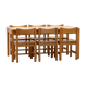 Hongisto dining set by Ilamri Tapiovaara for Laukaan Puu, Finland 60s.