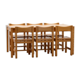 Ensemble de salle à manger Hongisto par Ilamri Tapiovaara pour Laukaan Puu, Finlande années 60