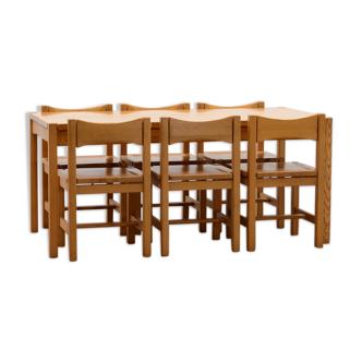 Hongisto dining set by Ilamri Tapiovaara for Laukaan Puu, Finland 60s.