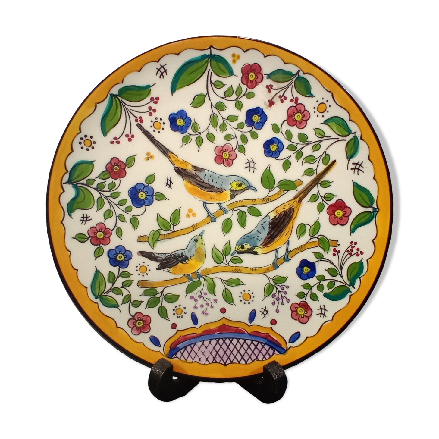 Ceramar Spain ceramic plate 18 cm in diameter