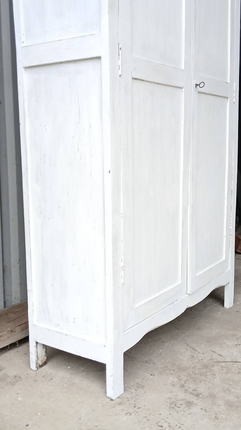 White Parisian wardrobe