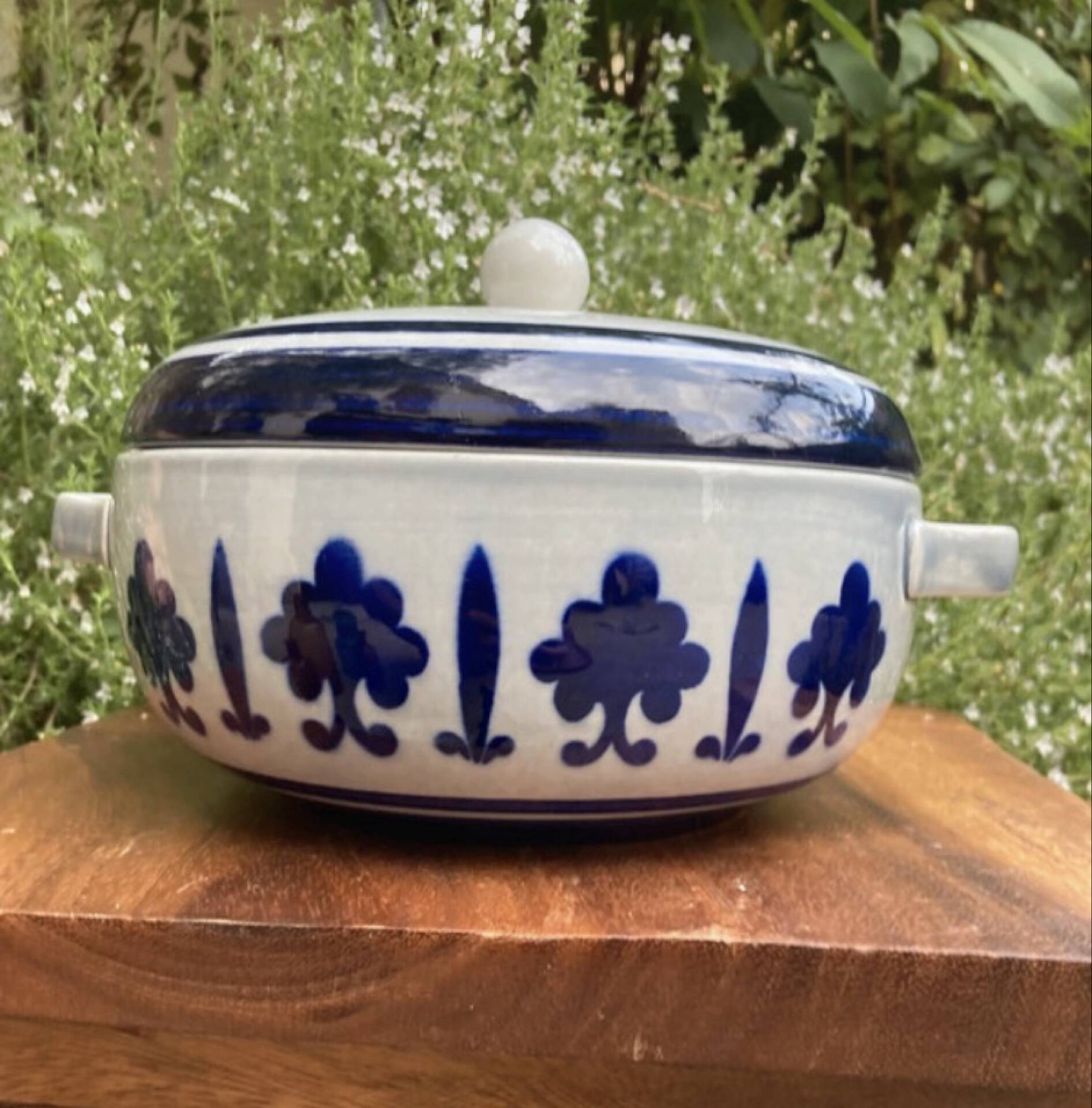 Boch La Louvière Soup Tureen - Baltic