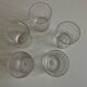 Set of 5 Baccarat modernist Ecailles water goblets