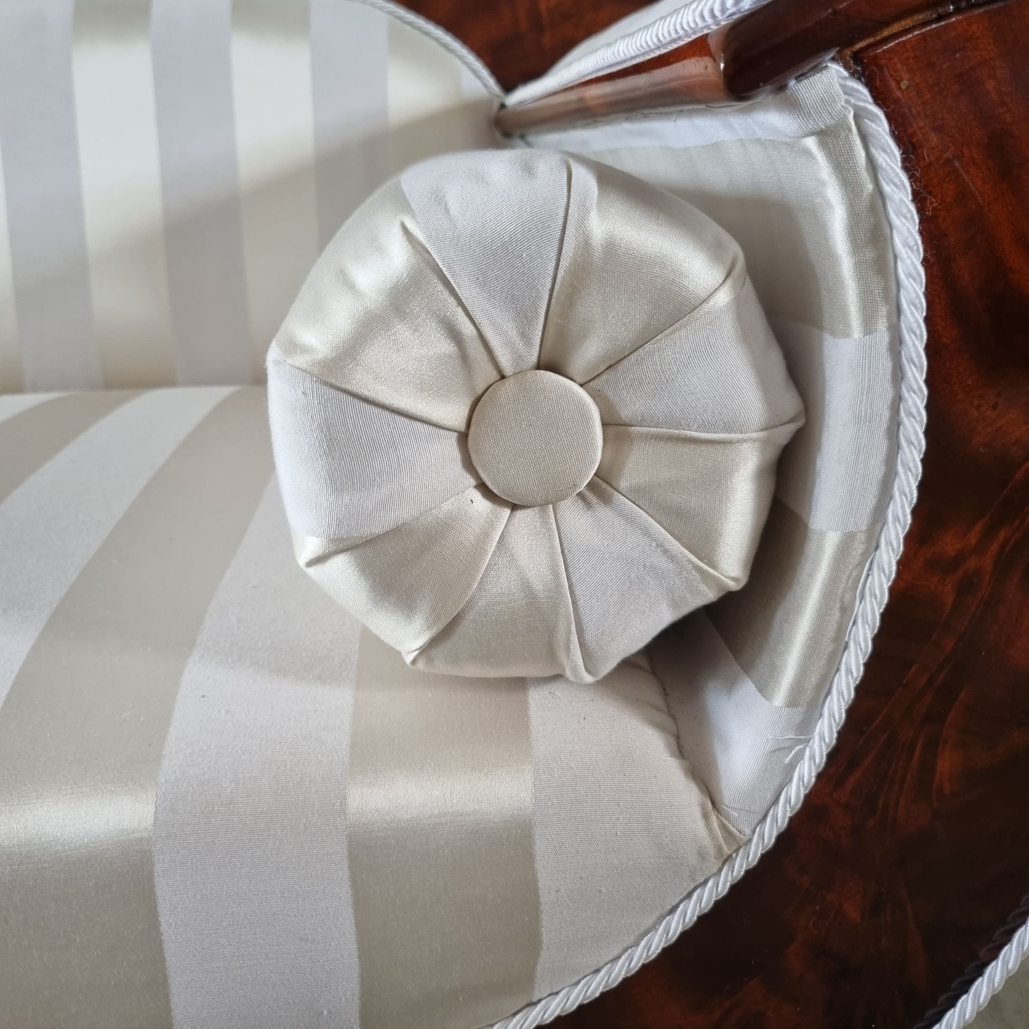 Biedermeier french sofa restored, reupholstered