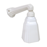 Art Deco porcelain & opaline sconce