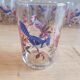 Verres oiseaux vintage