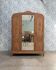 Armoire Art Déco en érable moucheté, rénovée