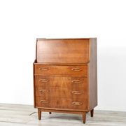 Bureau/armoire vintage en teck de style danois « Jentique » du milieu du siècle