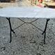 Table de bistrot marbre