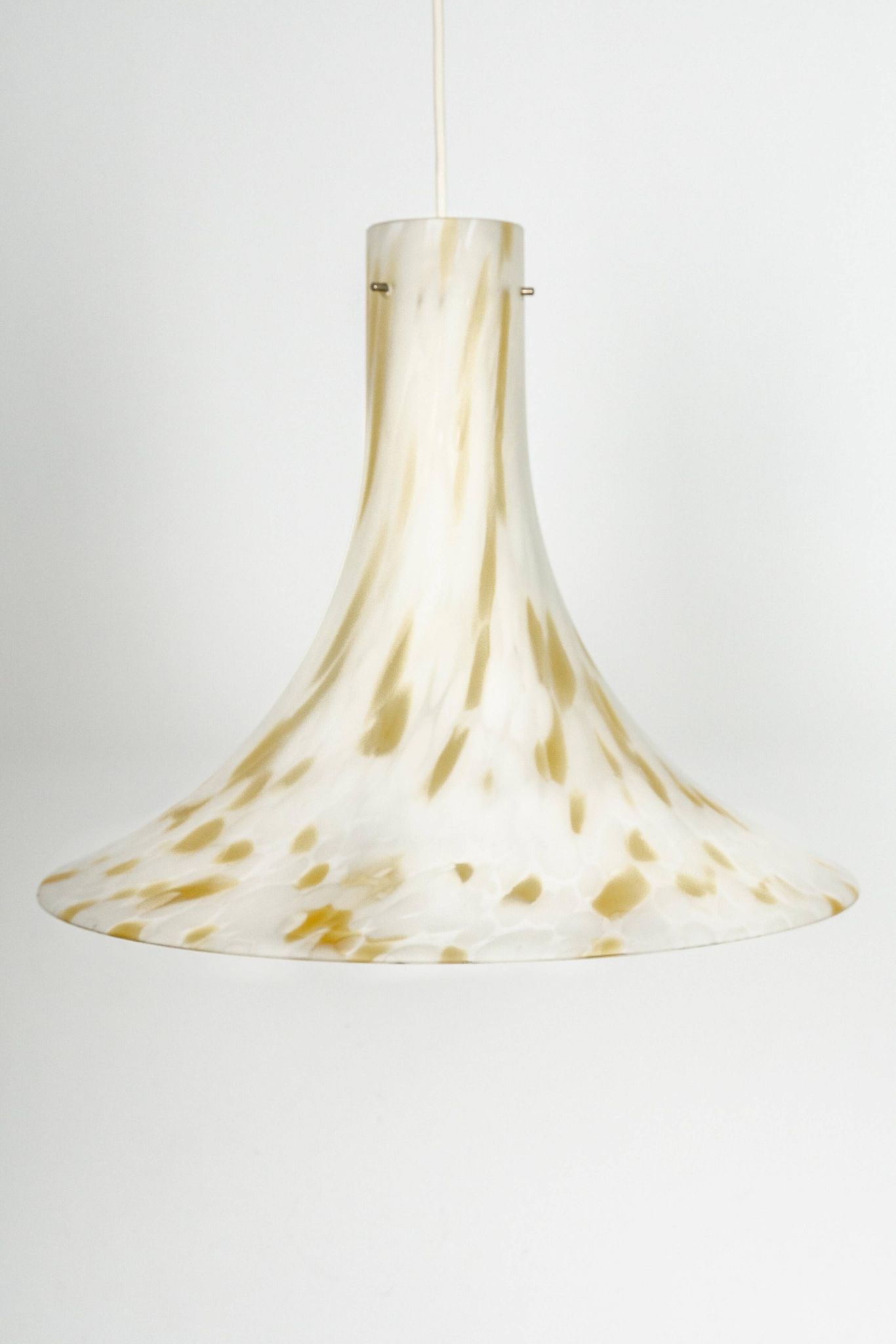 glass pendant by Peill & Putzler, Germany, 1970s