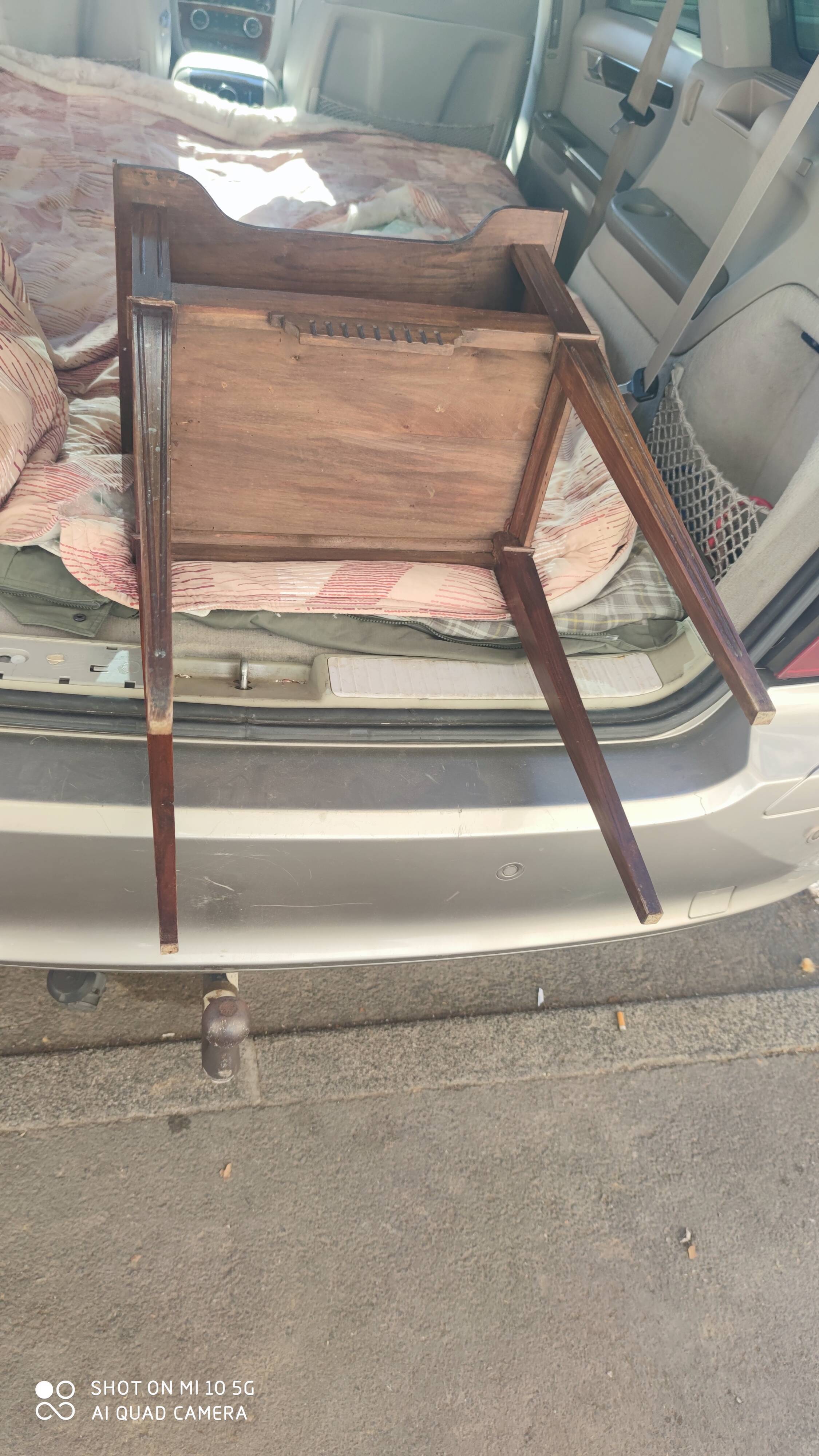 Louis XVI style walnut side table, circa 1930