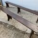 300cm solid wood farm bench for rustic farmhouse table 1950