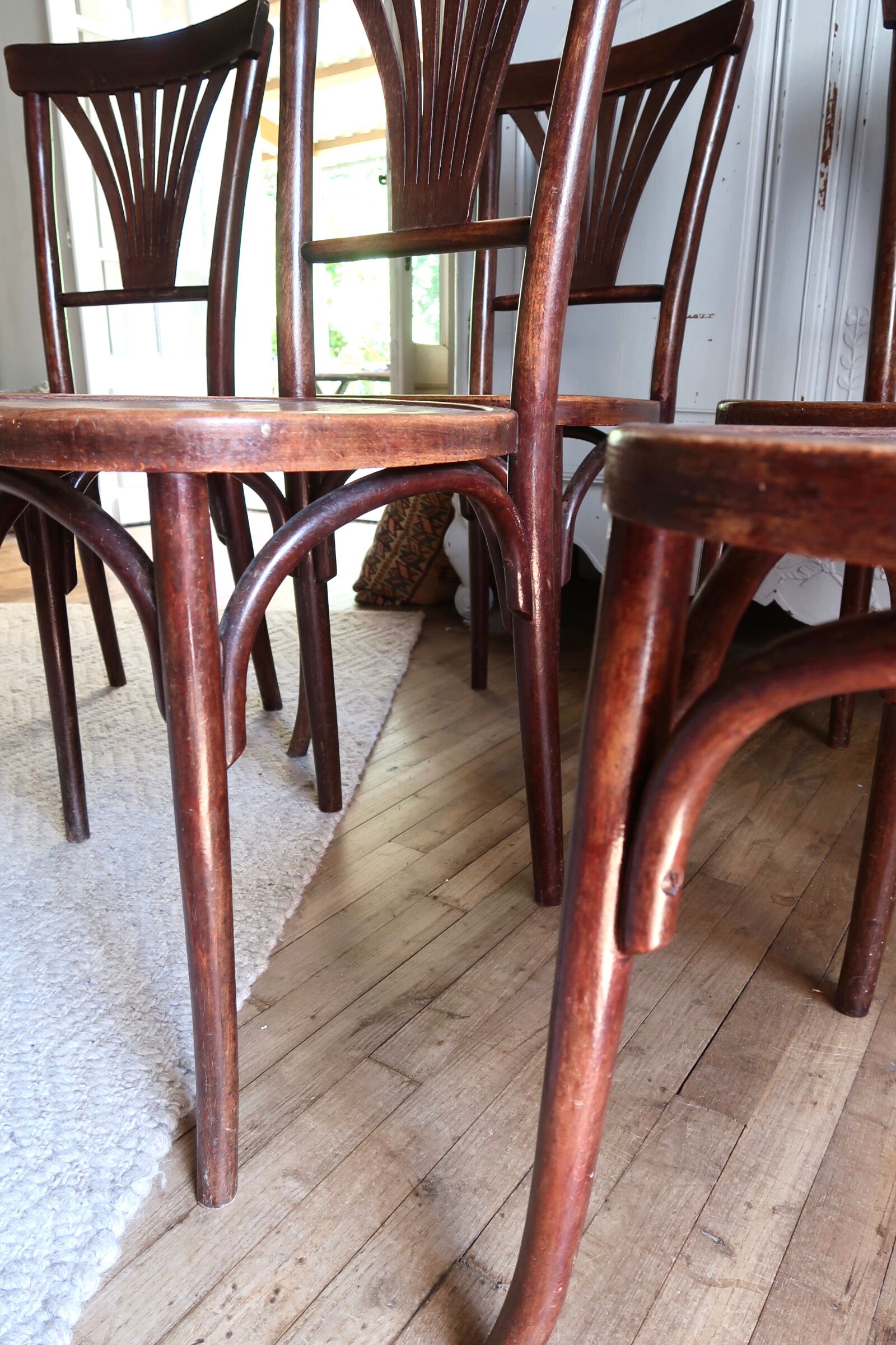 Lot de 5 chaises bistrot