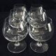 Set of 6 Baccarat crystal cognac glasses