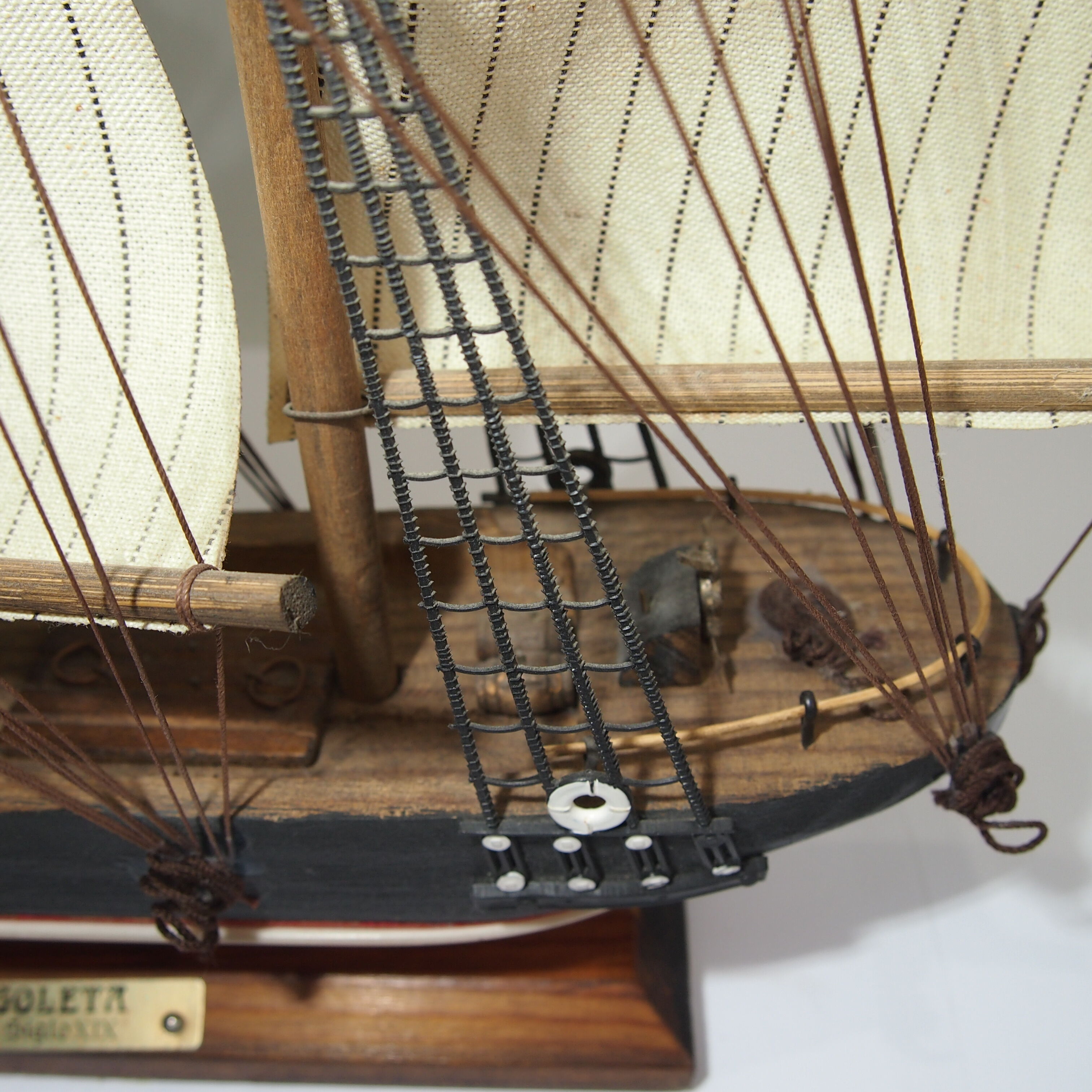 Boat model /Goleta siglo XIX/vintage