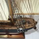 Maquette bateau Goleta siglo XIX/vintage