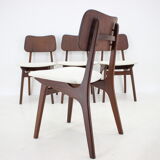 1960s Ib Kofod-Larsen Set Of 4 teak Dining Chairs Model 74 Denmark