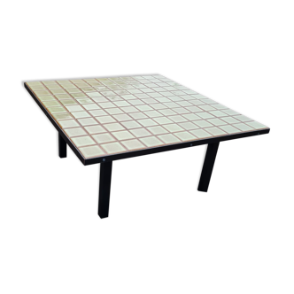 Coffee table mid century ceramic top