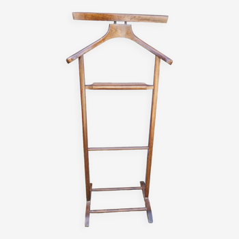 Valet de chambre bois mannequin porte manteaux