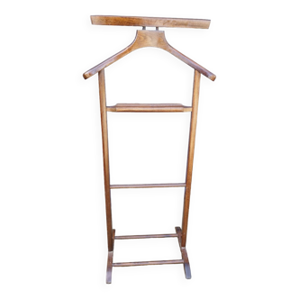 Mannequin wood valet coat rack
