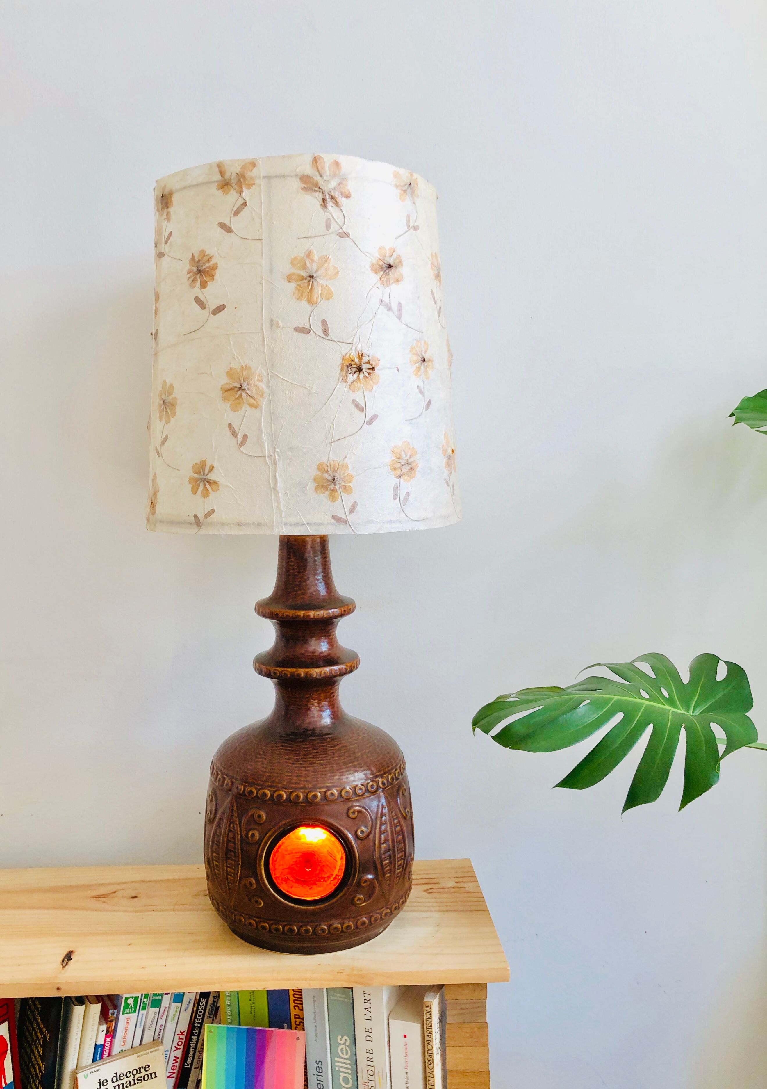 Bay Germany ceramic lamp 1970