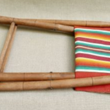 Former folding seat in canvas