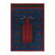 Vintage Turkish handmade rug 114x163 cm