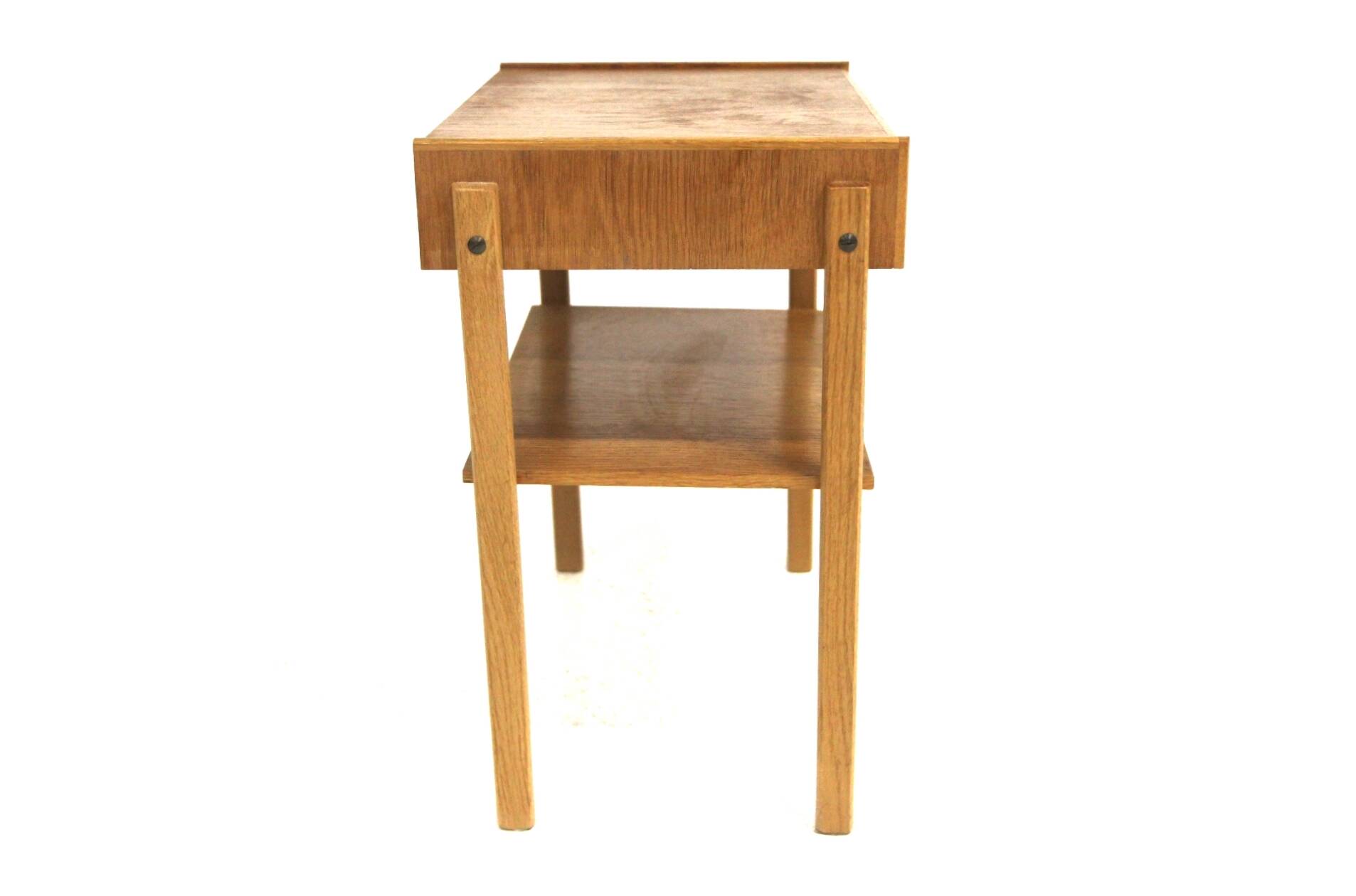 Scandinavian oak bedside table, Sweden, 1960s