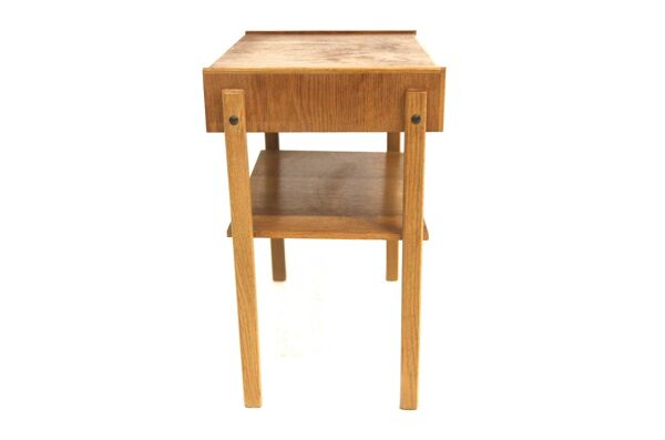 Table de chevet scandinave en chêne, Suède, 1960