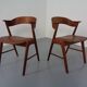 Teak dining chairs in teak by Korup Stolefabrik, Denmark, 1960s, set of 2.