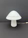 Mushroom lamp by RES MURANO in opaline, Italy 1960