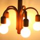 Deens design teak Domus hanglamp