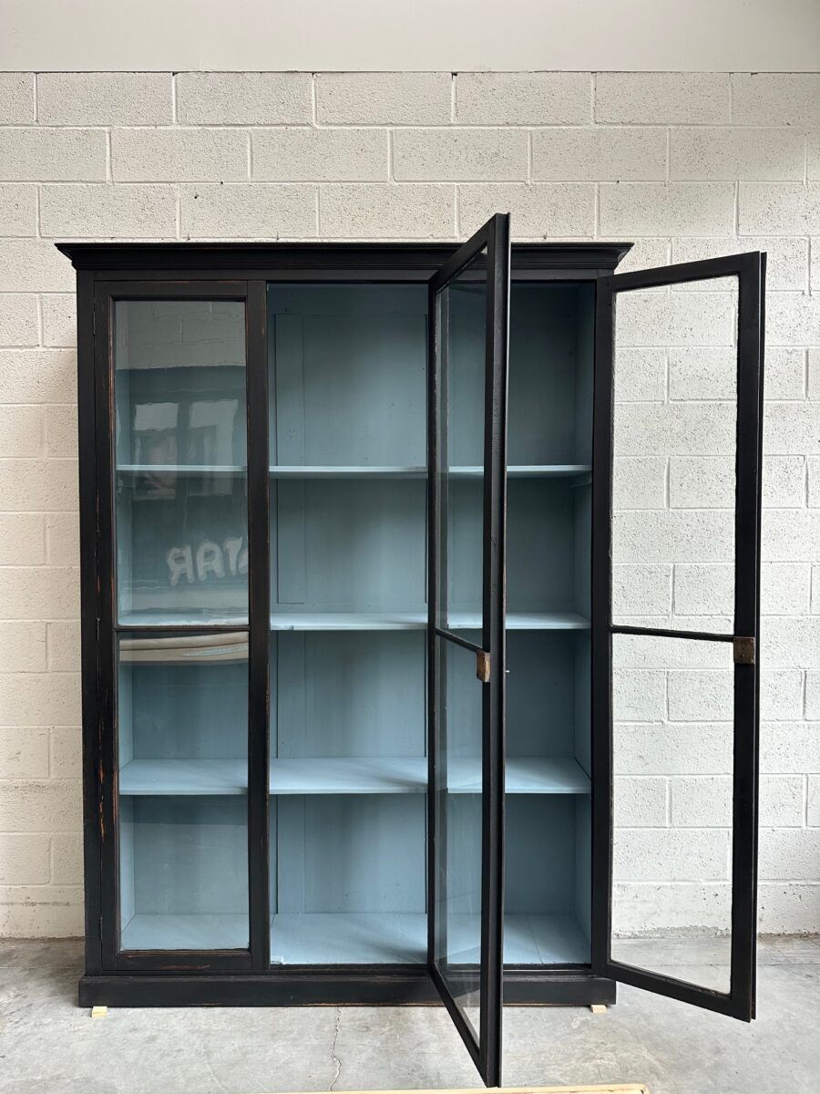 Vitrine de musée fin XIXème