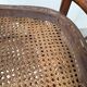 Set of 4 Fischel caned bistro chairs