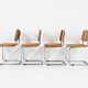 Set of 4 Dining Chairs Style B32 by Marcel Breuer