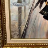 Tableau signé "Parisienne"