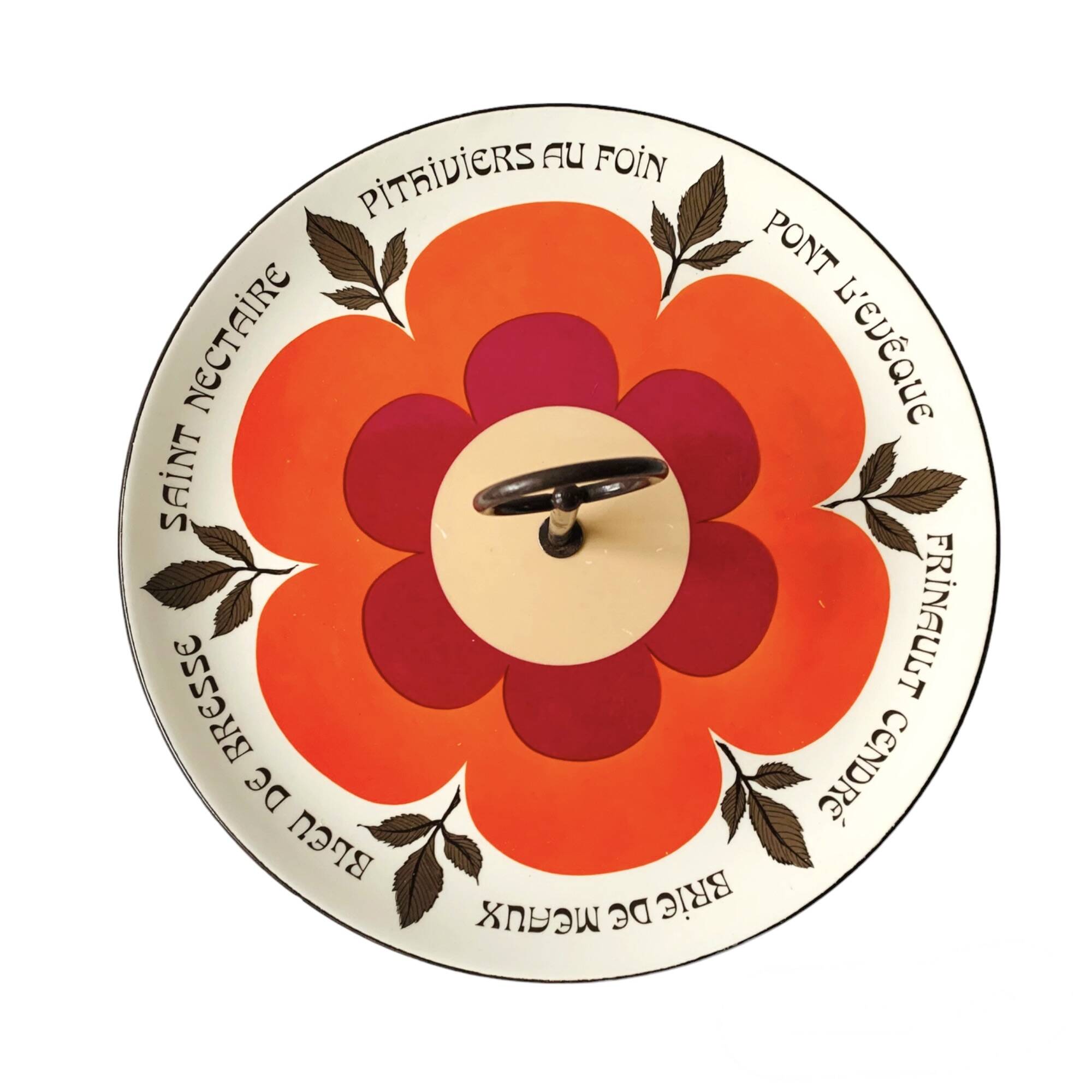 Vintage Gien cheese board - Harmonie series