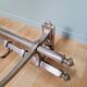 Nickel-plated Art Deco coat rack, 1920s