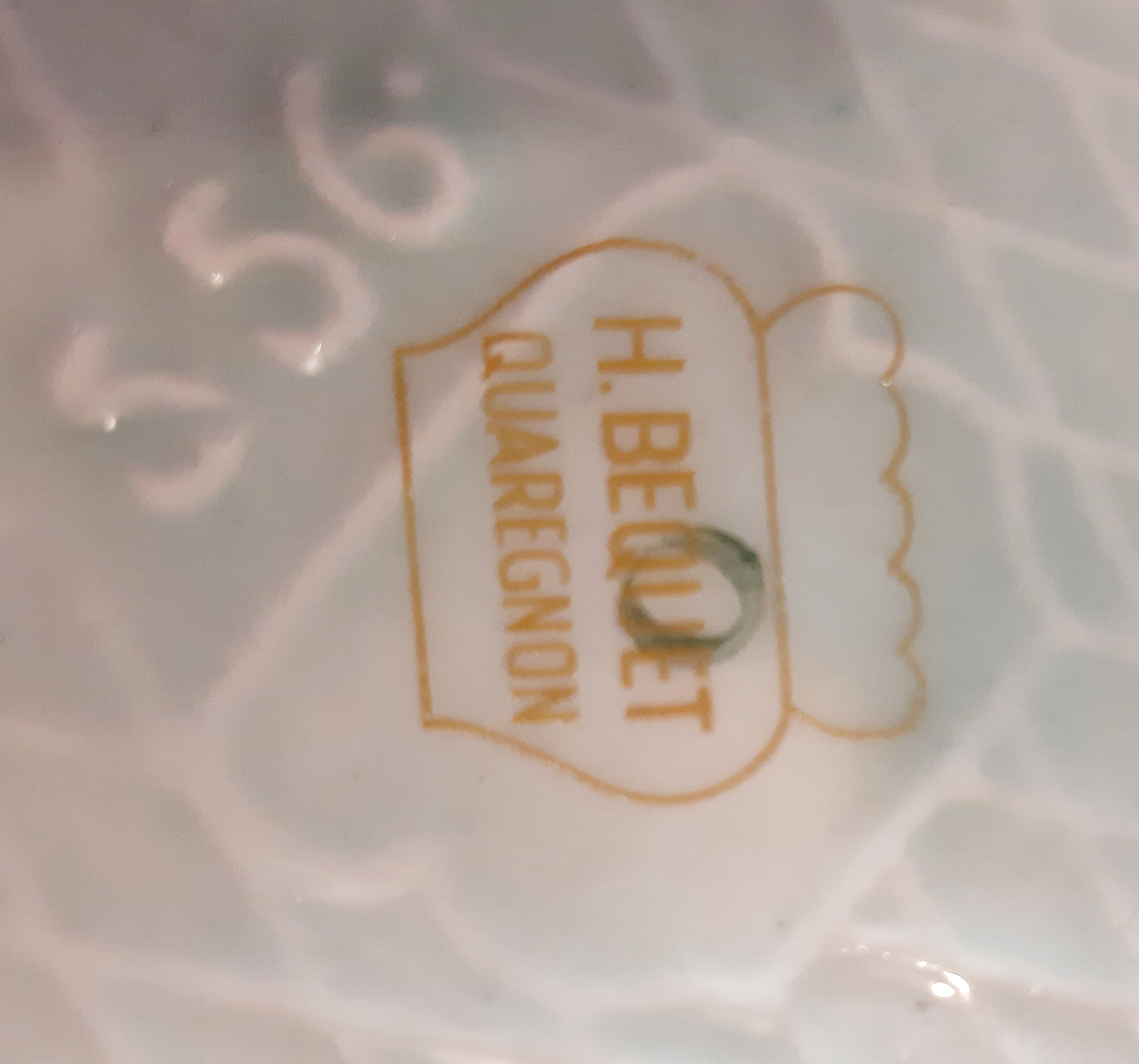Vase h. bequet quaregnon