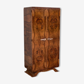 Art Deco cabinet walnut bramble H149
