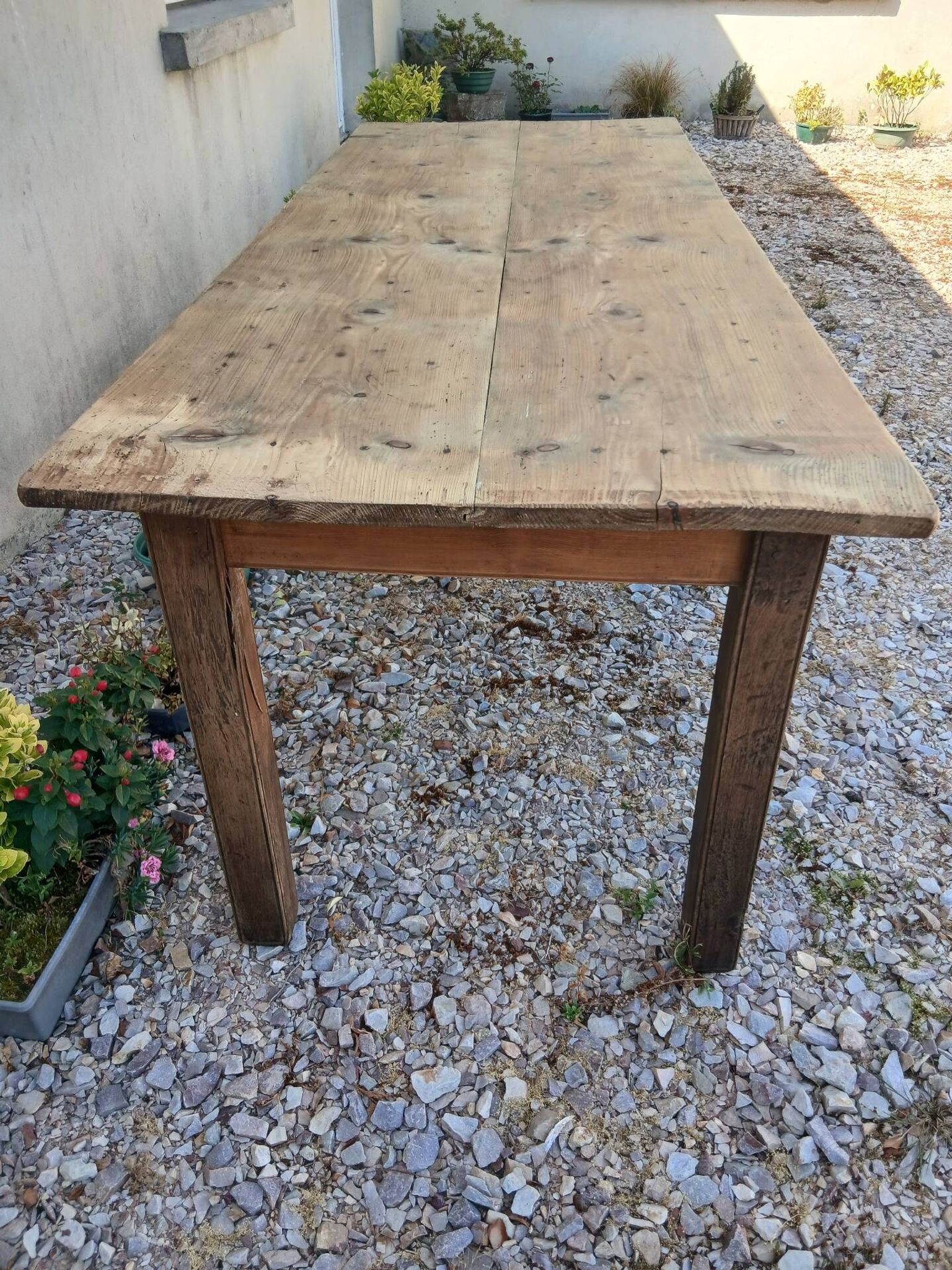 Table de ferme 220cm