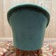 Fauteuil crapaud époque Napoléon III en velours vert