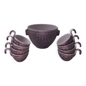 Service à punch, sangria - jean vallauris