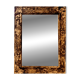 Miroir “Clotilde” – décor floral doré
