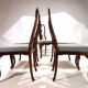 Lot de 5 chaises de salle à manger en acajou de style Reine Anne, 1920