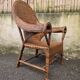 Arts & Crafts armchair in wicker and rattan attributed to Dryad & Co, UK, circa 1920.