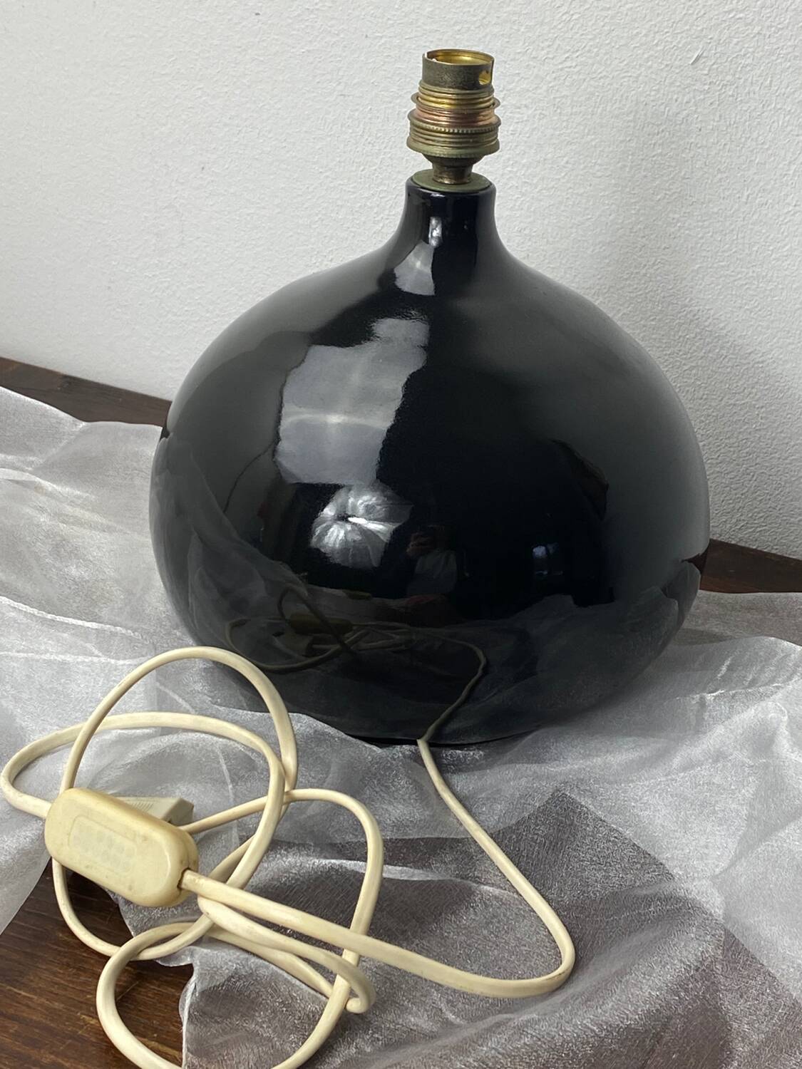 Vintage ceramic lamp base